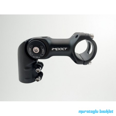 IMPACT Gidon Boğazı - Ayarlı, 31.8-28.6, 90 mm, Siyah