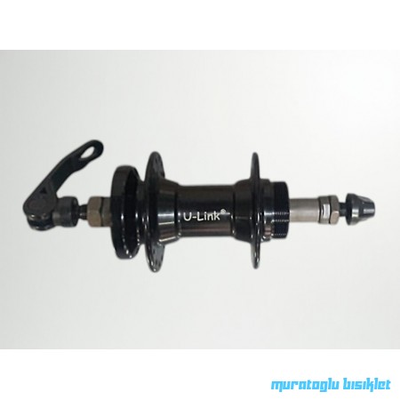 TAIWAN ARKA GÖBEK RULMANLI 32 DELİK 6 VİDA DİSK MANDALLI SİYAH