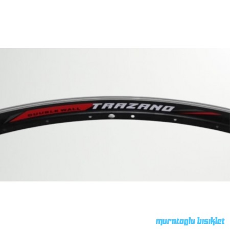 TRAZANO 700C DUBLE JANT ÇEMBERİ 36 DELİK V FREN -  SİYAH