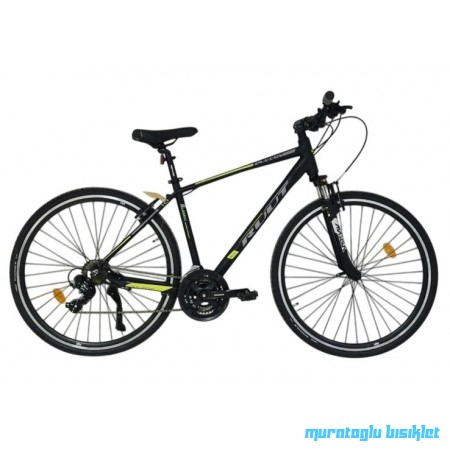 28J RUUT LEGENT 1.0 21V VB ŞEHİR BİSİKLETİ - SİYAH YEŞİL - 49 KADRO