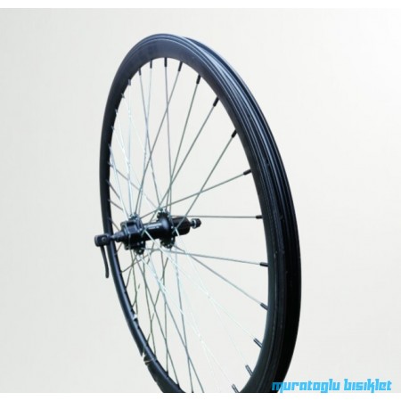 CORELLİ 27.5 ÖRÜLÜ ARKA JANT D FREN 36TEL SHIMANO FH-M475 8-9-10V - SİYAH-nikeltel