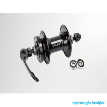 TRAZANO ÖN GÖBEK 32 DELİK RULMANLI  SİYAH DİSC