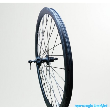 CORELLİ 27.5 ÖRÜLÜ ARKA JANT D FREN 36TEL SHIMANO FH-M475 8-9-10V- SİYAH