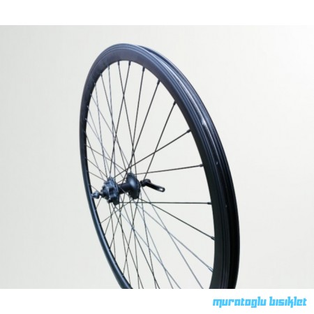 CORELLİ 28-29 ÖRÜLÜ ÖN JANT D FREN 36TEL SHIMANO HB-M475 GÖBEK- SİYAH