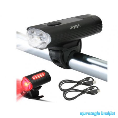 RYDERS Işık Seti (Ön Far ve Arka Stop) JY-7129-1000 + JY-6218T