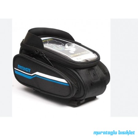 TEX XBYC-816 KADRO ÜSTÜ ÇANTA-TELEFON TUTUCULU - SİYAH MAVİ