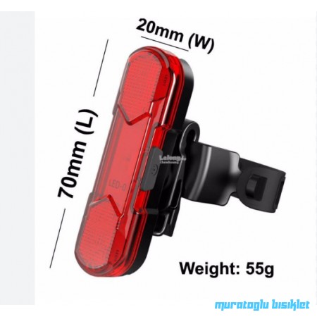 TEX XBYC-6040 30L ARKAFAR - USB ŞARJLI - KIRMIZI