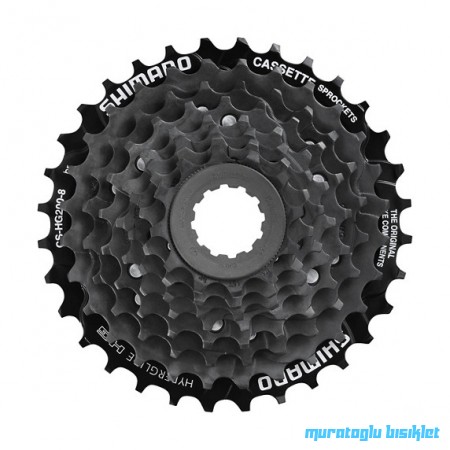 SHIMANO Kaset/Ruble 8 Vites Tourney CS-HG200-8 12-32T OEM - KUTUSUZ