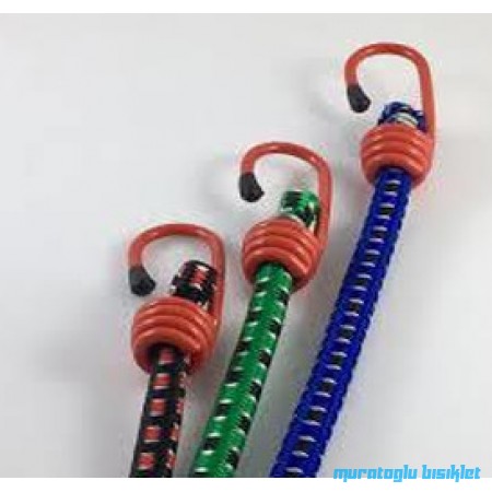 TAIWAN Bagaj Lastiği -150cm - 10mm Tek Kancalı - Çok Renkli