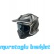 SWAY - FS-X2 TOKYO FULLFACE KASK - TİTANYUM BEYAZ SİYAH - Medium beden