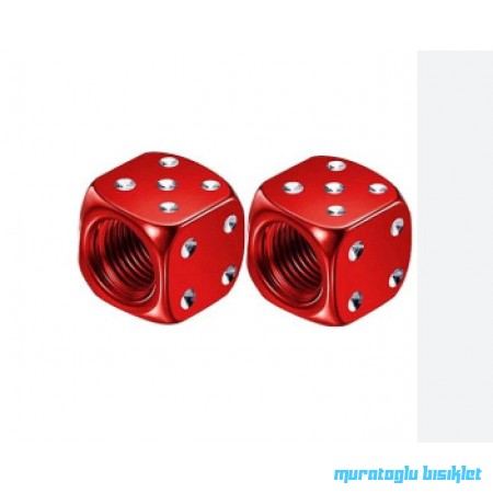 KNT SİBOP KAPAĞI -ZARLI - 1 ÇİFT - KIRMIZI