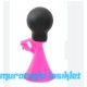 TAIWAN Korna - Havalı, Vak Vak, Plastik - Pembe