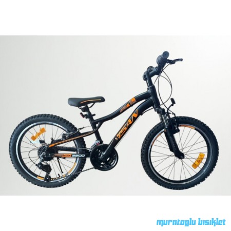 20J BİSAN KDX 2500 V FREN DAĞ BİSİKLETİ - MAT SİYAH TURUNCU