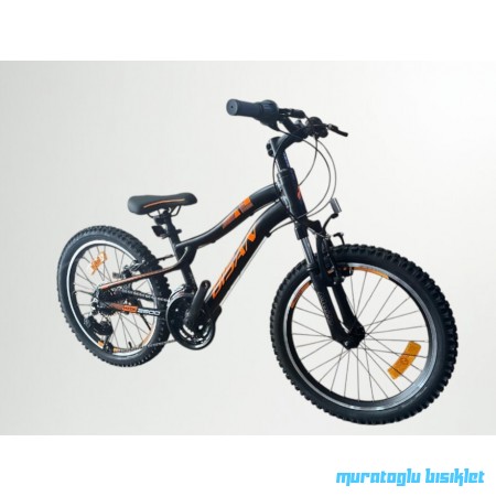 20J BİSAN KDX 2500 V FREN DAĞ BİSİKLETİ - MAT SİYAH TURUNCU