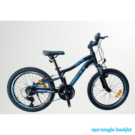 20J BİSAN KDX 2500 V FREN DAĞ BİSİKLETİ - MAT SİYAH MAVİ 