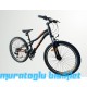 24J BİSAN KDX 2800 V FREN DAĞ BİSİKLETİ - MAT SİYAH TURUNCU - 30 kadro