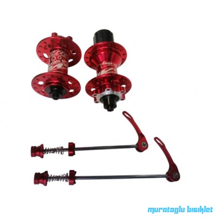 PASAK  Ön Arka Göbek Seti 6Vida Rulmanlı - Kırmızı