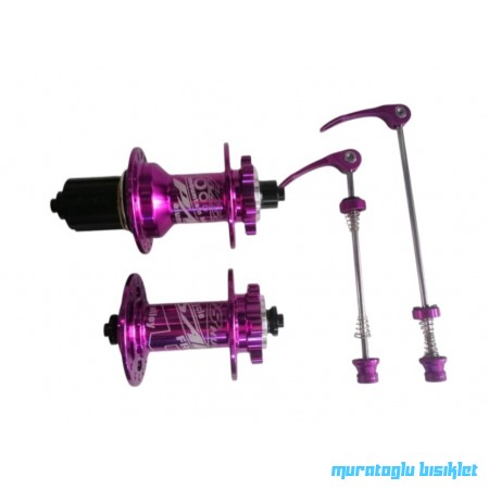 PASAK  Ön Arka Göbek Seti 6Vida Rulmanlı - Mor
