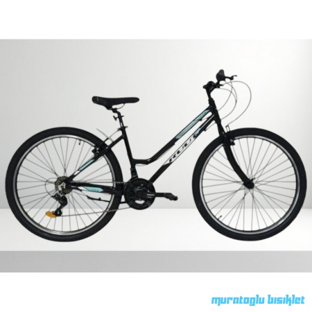 26J RUUT LINCY BAYAN DAĞ BİSİKLETİ - SİYAH TURKUAZ - 38 KADRO