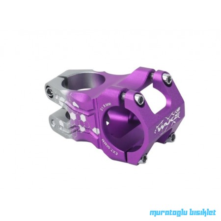 WAKE Gidon Boğazı  Alüminyum 31.8mm -Mor / Gri