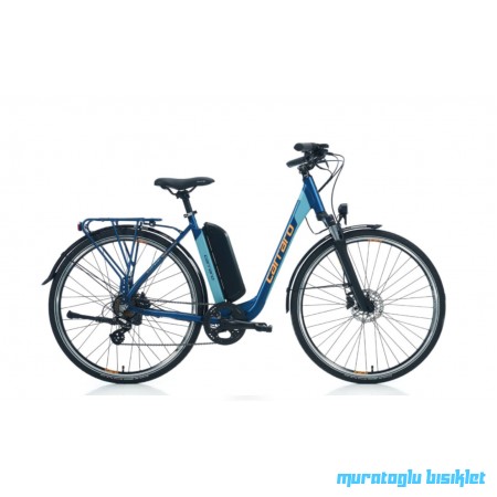 28J CARRARO E-LINE ECOMFORT 2.1 ELEKTRİKLİ ŞEHİR BİSİKLETİ - MAT NAVY- 47 KADRO