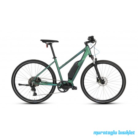 28J CARRARO E-SPORTIVE 6.7 ELEKTRİKLİ ŞEHİR BİSİKLETİ - MAT MAVİ YEŞİL - 47 KADRO