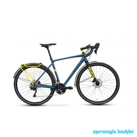 28J CARRARO GT PRO GRAVEL BİSİKLET - MAT SATIN MAVİ SARI  - 55 KADRO