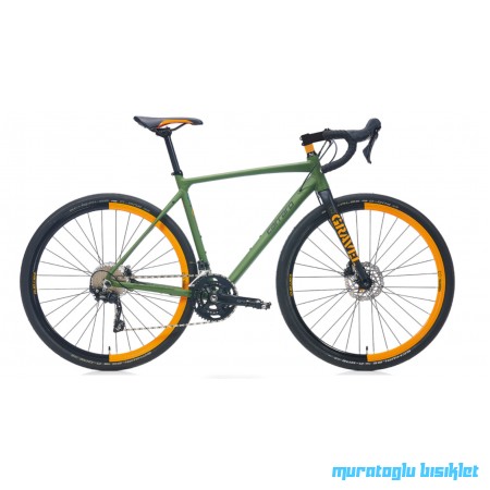28J CARRARO GRAVEL G2 GRAVEL BİSİKLETİ - MAT HAKİ TURUNCU - 52 KADRO