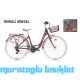28J CARRARO JULIET ŞEHİR BİSİKLETİ - MAT KİREMİT KROM KREM - 43 KADRO