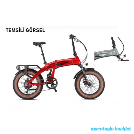 20J LOOP ARMOUR 7V HD ELEKTRİKLİ KATLANIR BİSİKLET - MAT GRİ