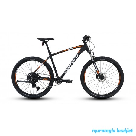 27.5J CARRARO DAYTONA 709 DAĞ BİSİKLETİ - MAT SİYAH TURUNCU - 40 KADRO