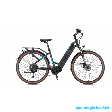 28J LOOP COMMUTER 9V HD ELEKRİKLİ BİSİKLET - SİYAH TURKUAZ - 45 Kadro