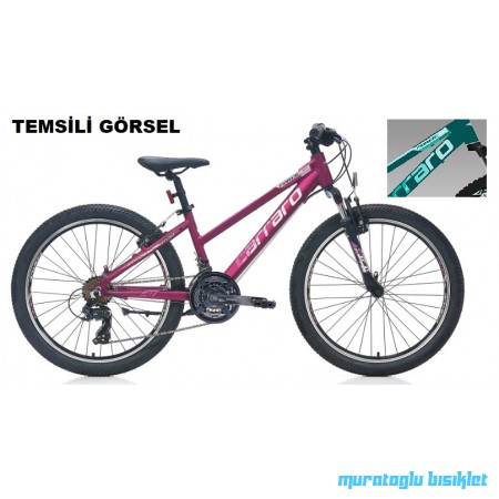 24J CARRARO FORCE 401 BAYAN DAĞ BİSİKLETİ - MAT TURKUAZ BEYAZ 