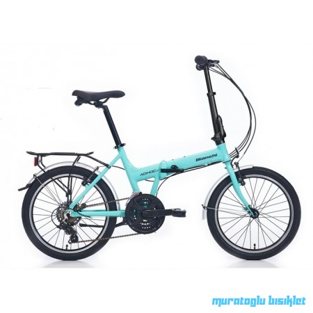 20J BİANCHİ F21 ADHOC FOLDING 21V  KATLANIR BİSİKLET - MAT CELESTE