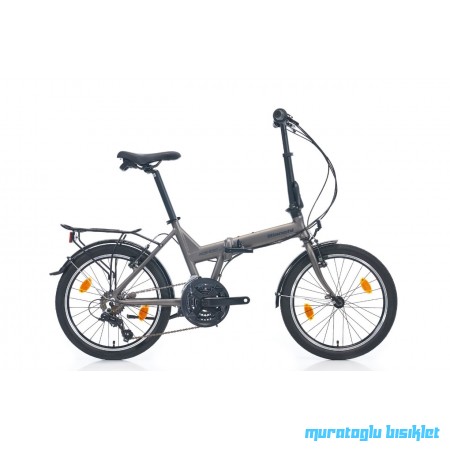 20J BİANCHİ F21 ADHOC FOLDING 21V KATLANIR BİSİKLET - GRİ SİYAH
