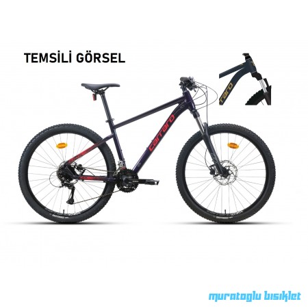 27.5J CARRARO CRX 724 24V HD DAĞ BİSİKLETİ - PIRILTILI LACİVERT BRONZ - 44 KADRO