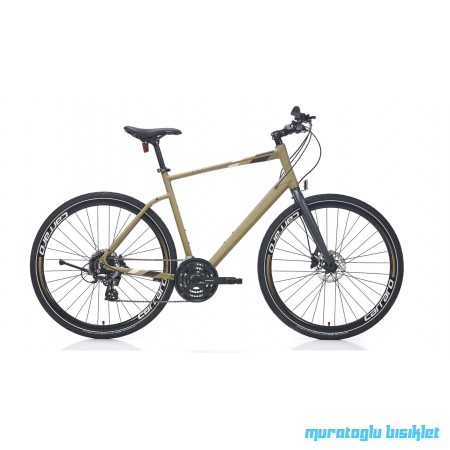 28J CARRARO SPORTIVE 324 ŞEHİR BİSİKLETİ - MAT FÜME BRONZ SARI - 48 KADRO