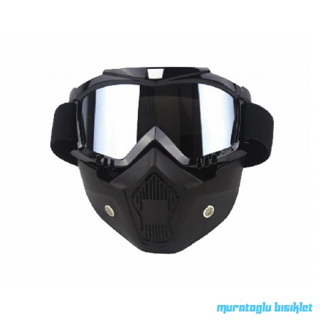 TEX XBYC 710 Jet Maske Gözlük - Sway uyumlu - Siyah