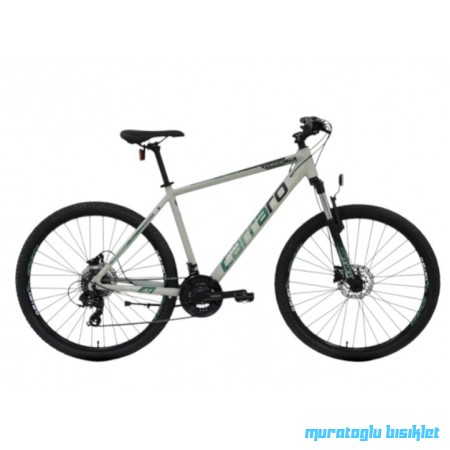27.5J CARRARO FORCE 720 DAĞ BİSİKLETİ - MAT GRİ YEŞİL SİYAH - 38