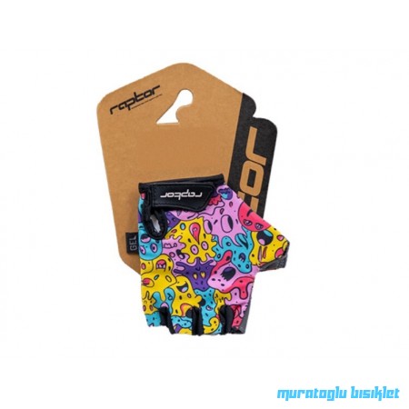 RAPTOR CANAVAR DOODLE Kısa Parmak Jelli Çocuk Eldiveni 