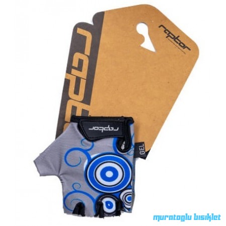 RAPTOR - Çocuk Eldiveni - Silikon Jelli - Mavi - XSmall Beden