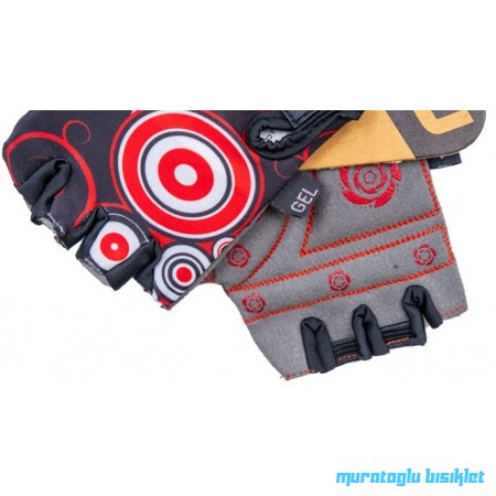 RAPTOR - Çocuk Eldiveni - Silikon Jelli - Kırmızı - XSmall Beden