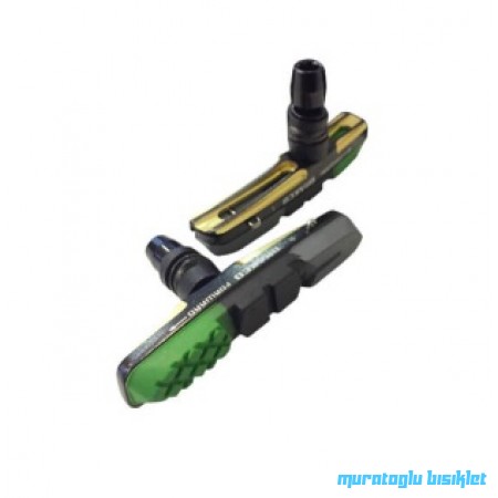 BRAKCO Fren Papuç Seti M-L55D+955VCR Siyah / Altın Sarısı