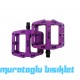 EVO Pedal Rulmanlı Çivili  - Mor