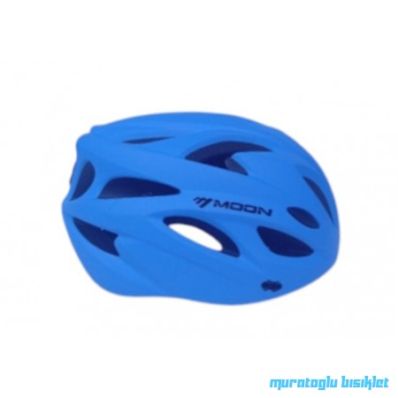 MOON KS-22  KASK IŞIKLI - MAT MAVİ - M