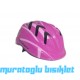 MOON M-7 ÇOCUK KASK ÇİZGİ DESENLİ - MOR PEMBE - S