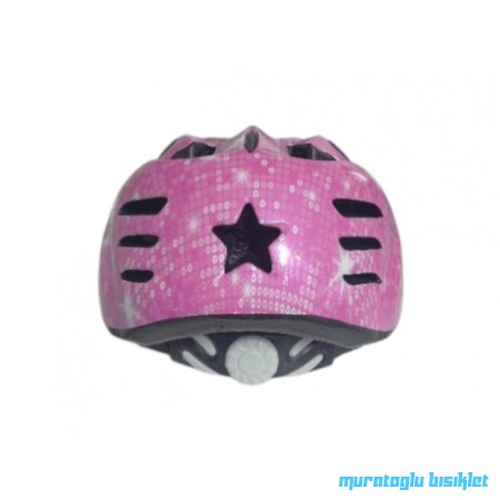 MOON M-7 ÇOCUK KASK O DESENLİ - PEMBE BEYAZ - M