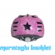 MOON M-7 ÇOCUK KASK O DESENLİ - PEMBE BEYAZ - M