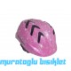 MOON M-7 ÇOCUK KASK O DESENLİ - PEMBE BEYAZ - M
