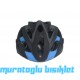 MOON MV-88  KASK IŞIKLI  -  SİYAH MAVİ - M